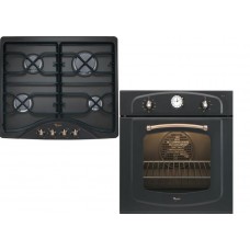 Pachet Whirlpool rustic cuptor electric AKP 288 NA + plita gaz AKM 528 NA